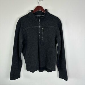 Exofficio Dark Gray Zip-Up Sweater M